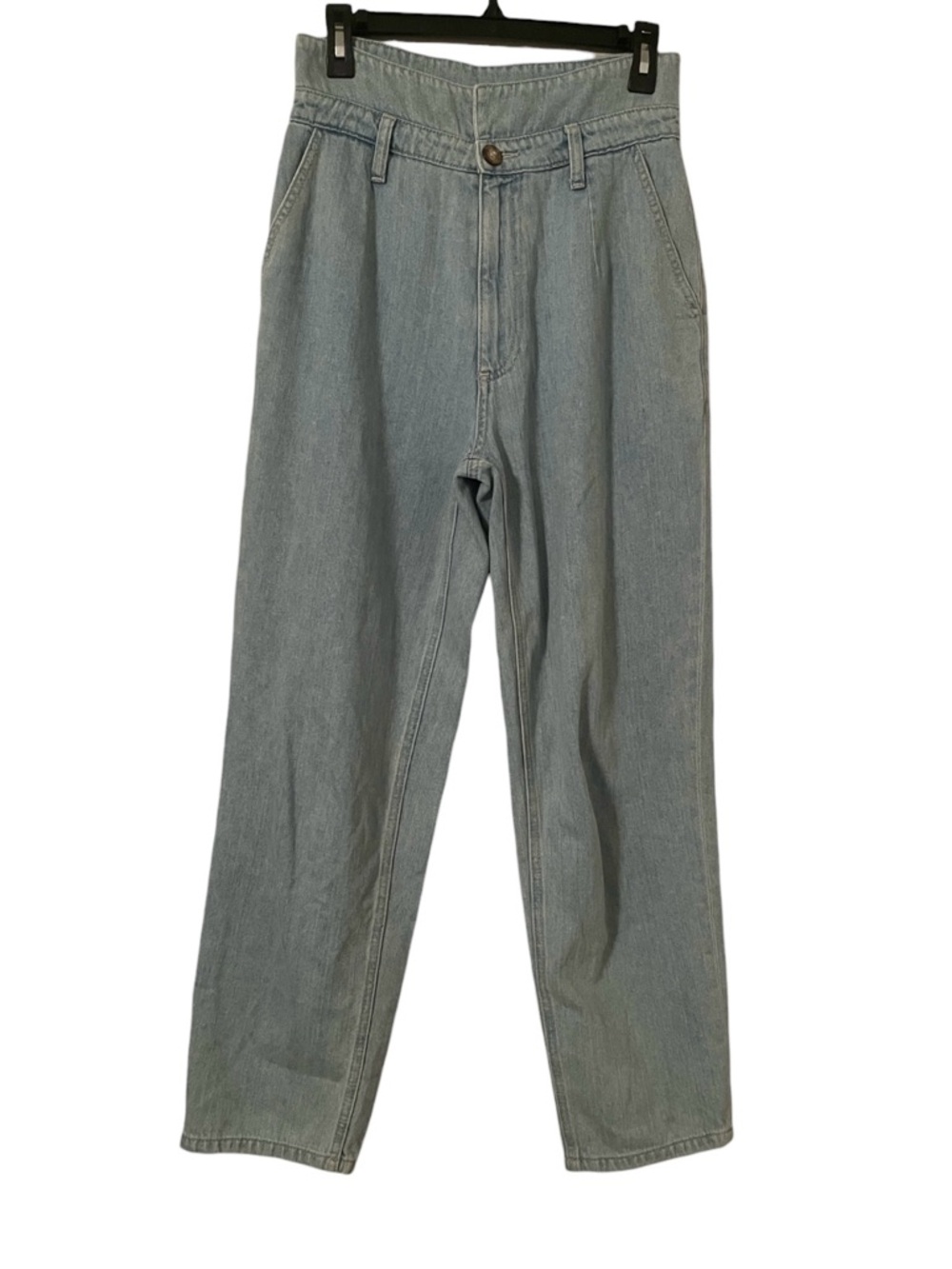Reformation Women's Light Blue Palawan Wash Cinch Straight Leg‎ Jeans Size 27